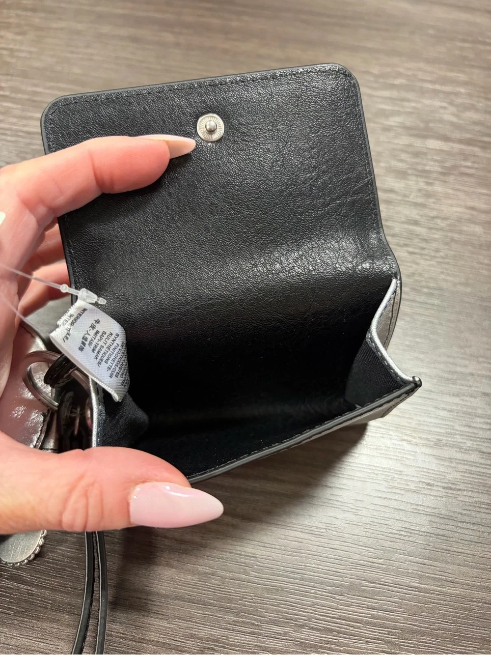 Fossil Rio 3-in-1 Silver Leather Wristlet Set - New with tags